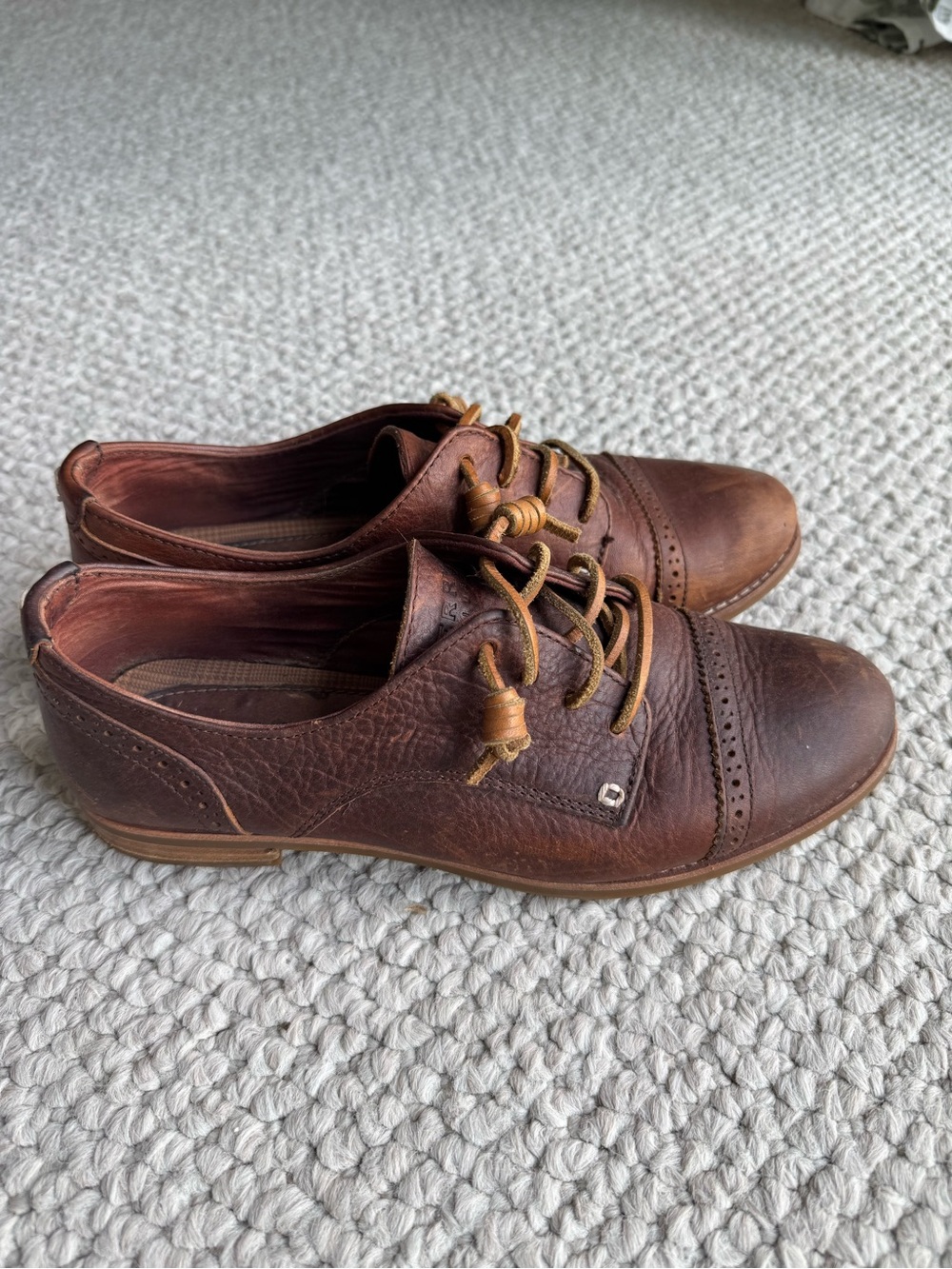 Sperry Oxford Brown Leather Shoes - Picture 3 of 7